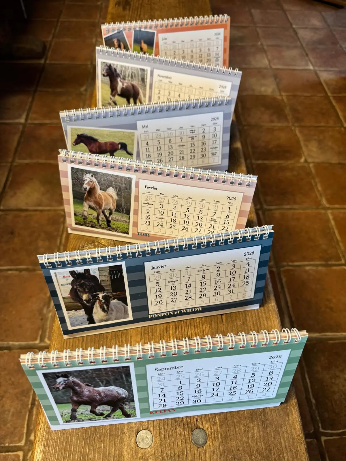 Vente de calendrier
